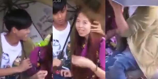 ထီးလေးကွယ်ပြီး ပုလွေမှုတ်တာ လူမိ