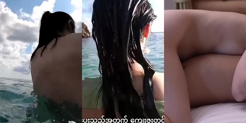 Taki Yuina တစ်ယောက် ကမ်းခြေကို အပန်းဖြေလာရင်း အကိုကြီးနဲ့ အကြမ်းပတမ်းတီးကြမယ့်တားလေး